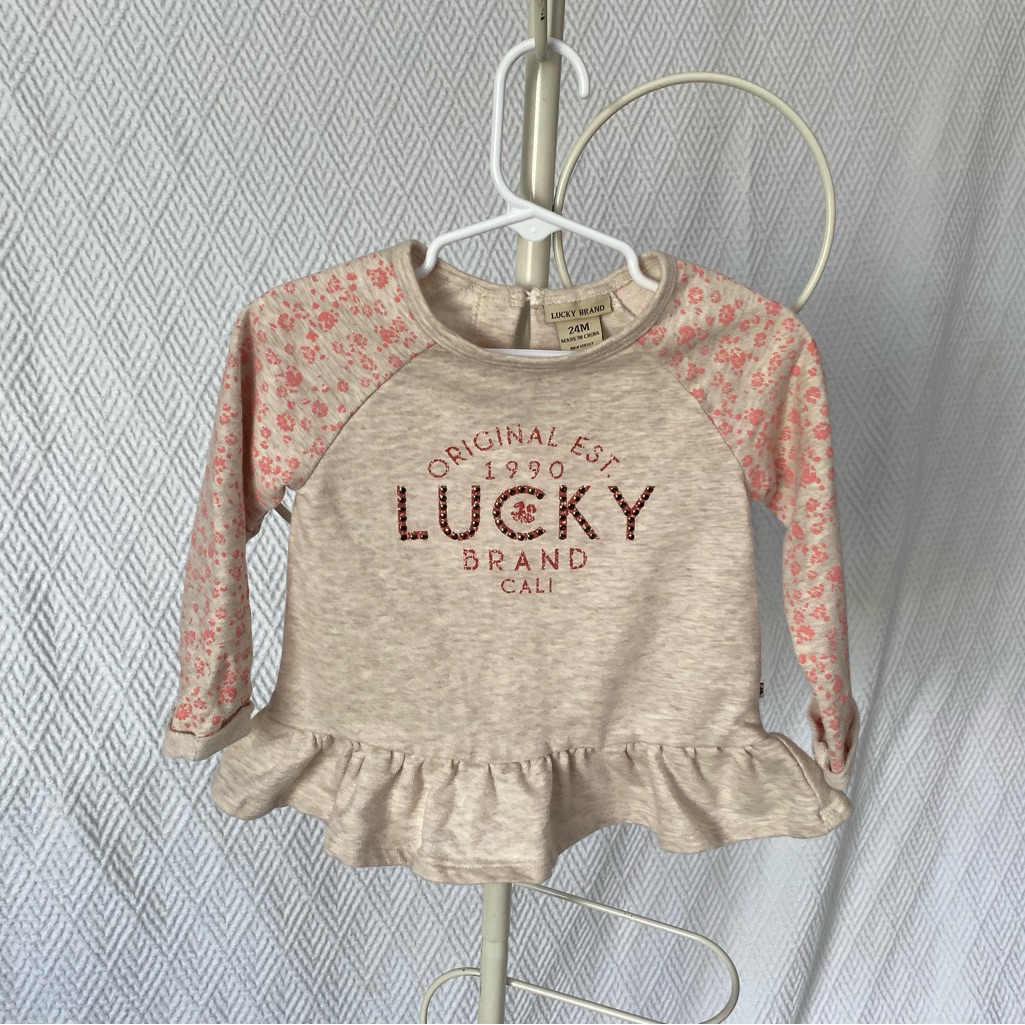 Lucky Brand Girls Sweatshirt 24 Months